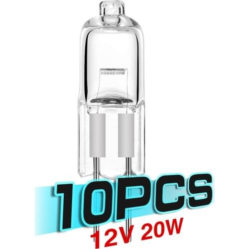 TSLEEN Cheap 10x DC 12V 20W G4 Halogen Bulbs Warm White Celling Table Halogen JC Type Light Outdoor Closet Lamp Super Bright