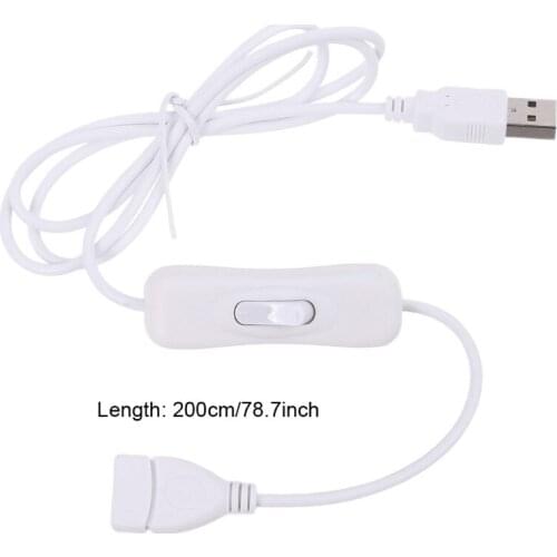 USB2.0 Extension Cable with Switch Good Wire Convenient to Control the Switch of Various Peripheral Power Sources