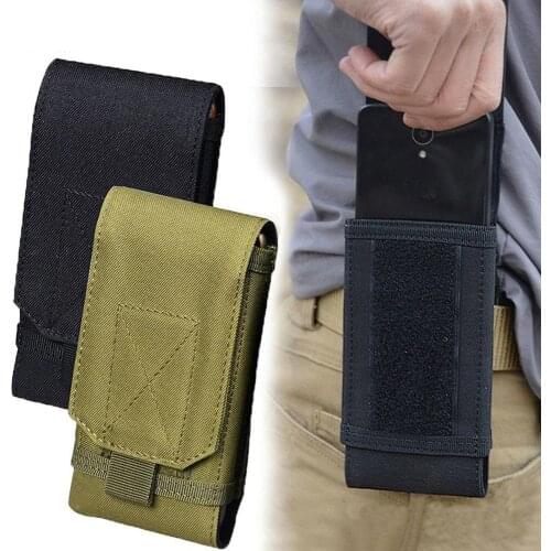 Outdoor Camouflage Bag Tactical Army Phone Holder Sport Waist Belt Case Waterproof Nylon EDC Sport Hunting Camo Bags in Backpack