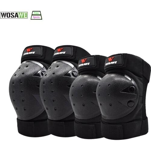 WOSAWE Adults Skating Protective Gear Knee Pads Bicycle MTB Skateboard Skating Protector Roller Volleyball Hockey