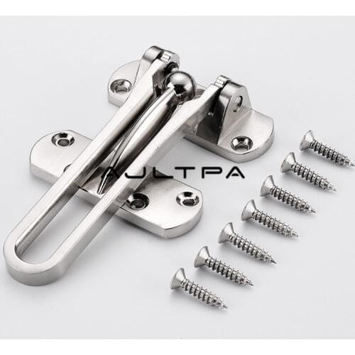 20Pcs High Quality Zinc Alloy Hasp Latch Lock Door Chain Anti-theft Clasp Convenience Window Cabinet Locks For Home Hotel
