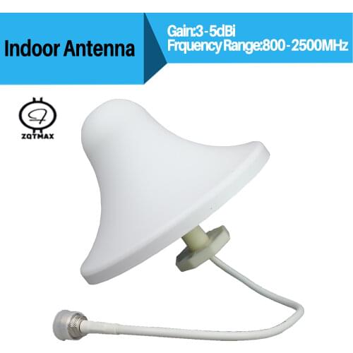 ZQTMAX Omni antenna for 2G 3G 4G repeater 850 900 1800 1900 2100 2600 booster LTE antenna 4g Cellular Signal Amplifier