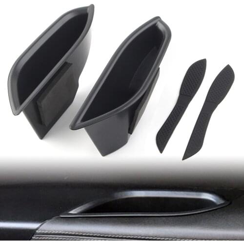 For Cadillac SRX 2011 2012 2013 2014 2015 1Pair Car Front Door Storage Box Organizer Container Holder Left Driver