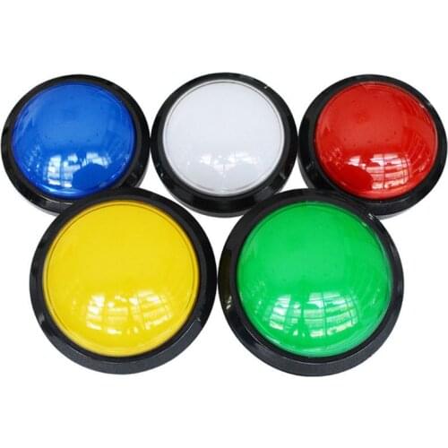1pc 100mm Big Round Push Button LED with Microswitch for DIY Arcade Game Machine