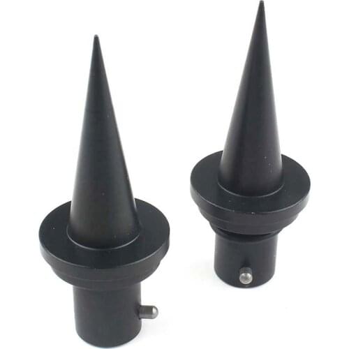 2 Pcs Aluminum Alloy Bipod Spikes Feet Rifle Gun Holder Adapter Quick Install Release Replacement for Atlas Bipod V8