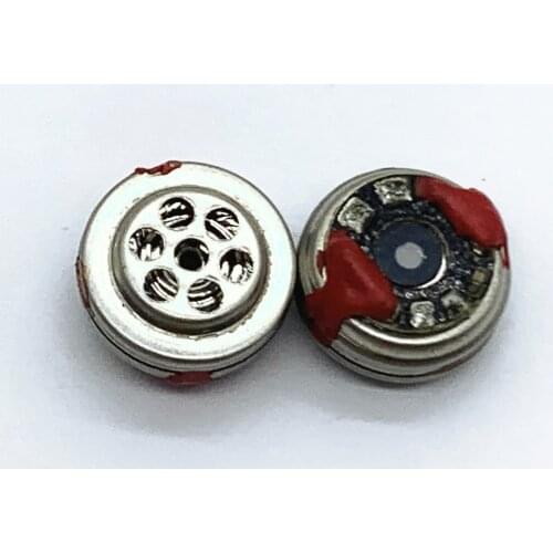 Double dynamic earphone speaker Front 10mm copper ring diaphragm Rear 8mm perforated double copper ring titanium film 4pcs