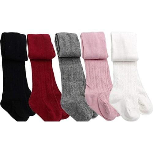 5 pieces of knit tights pantyhose of baby girls(1 – 4 years old)