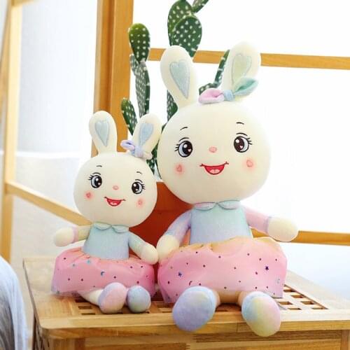 60-110cm Angel rabbit plush soft toy cute bunny doll stuffed soft animal pillow kids birthday Christmas gift for girl Children