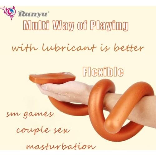 70cm super long anal plug dildo adult toys anal dilator butt plug prostate massager vagina masturbator erotic toys for man