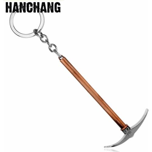 Game Battle Royale 3D Weapon Keychain Men Toys Keychain Key Holder Accessories Gift