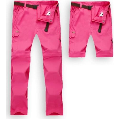 Clorts hiking women pants Quick-drying Outdoor Hunting Pants Detachable Sport Climbing Pants Women Soft Camping Trekking Pants
