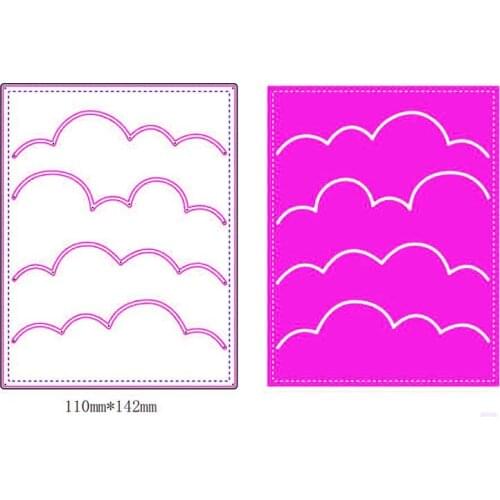 Cloud Frame Metal Cutting Dies Stencils Scrapbooking New 2021 Paper Crafts Card Making Embossing Photo Ablum Punch Template