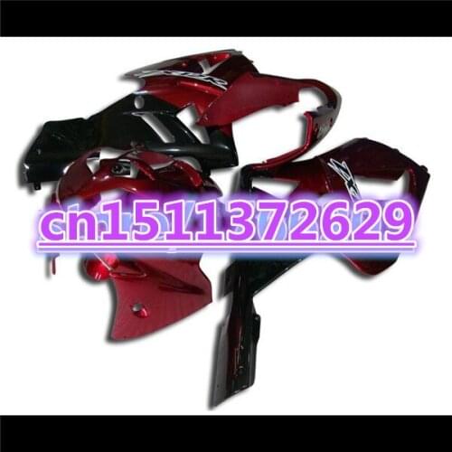 For KAWASAKI ZX12R 2002 2003 2004 NINJA ZX-12R 02-06 red black ZX-12R 02 03 04 05 06 Fairing set ZX12R 02-04-Dor D injection