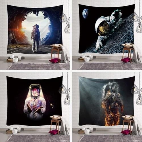 Space astronaut pattern Tapestry decoration cloth hot sale hanging cloth casual bedroom decoration wall hanging tap859