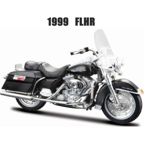 Maisto 1:18 Harley-Davidson 1999 FLHR Road King Springer Racing Bike simulation alloy motorcycle model toy car Collecting