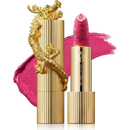 ZEESEA Palace Dragon Lipstick 3D Stereo Carved Authentic Velvet Matte Makeup For Lip New Color