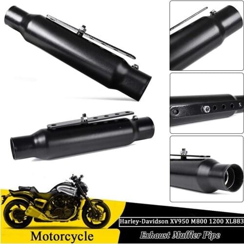 38/40/43/45mm Retro Classic Exhaust Pipe Muffler Escape Motocross For Harley XL 883 1200 XV950 Chopper Bobber Cafe Racer Custom