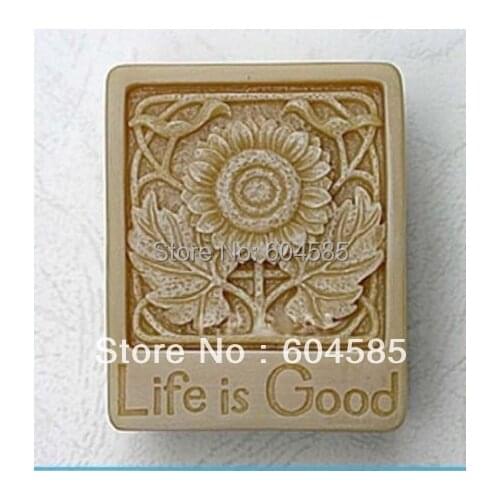 Life is Good 50179 Craft Art Silicone Soap mold Craft Molds DIY Handmade soap molds