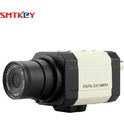 Small Mini 960H 700TVL SONY CCD Box Camera Indoor Color Home Security CCTV Camera by SMTKEY