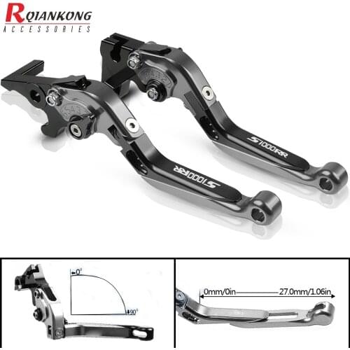 Motorcycles Clutch Brake Levers Aluminum Adjustable Extendable Levers Accessories For BMW S1000RR S 1000 S1000 RR 2015 2016 2017