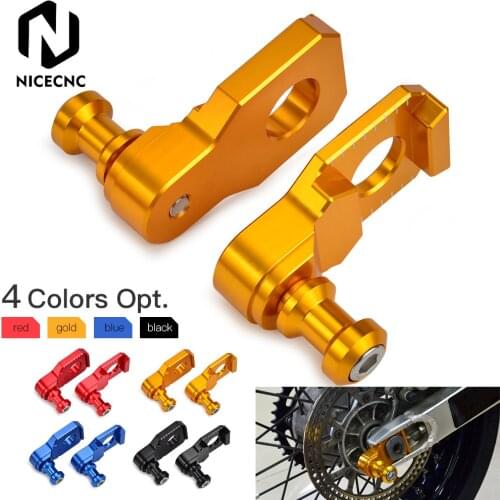 NICECNC Left Right Racing Axle Block Slider For Suzuki GSXR600 GSX-R600 GSXR750 GSX-R750 2011-2018 Axle Block With Parking ball