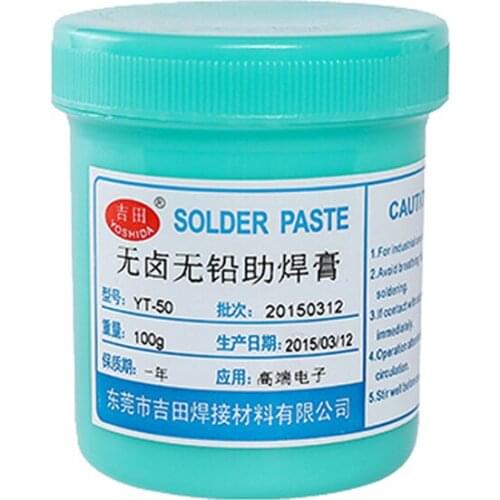 NEW YT-50 100G/30G/10G Lead-Free Halogen Free Grease Repair Solder High-End Electronic Welding Repair Solder Paste Flux