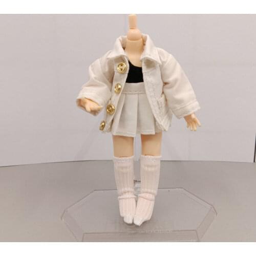 Ob11 baby clothes 1/12 Molly coat set BJD baby clothes GSC solid clay YMY doll clothes doll accessories
