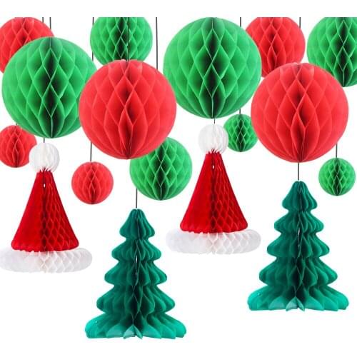 Бумажные новогодние украшения Partigos China At AliExpress