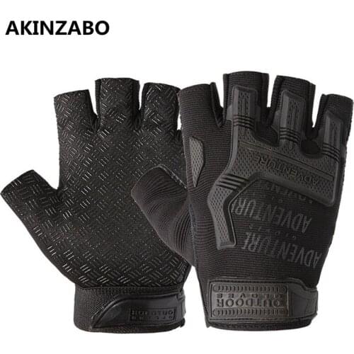 1Pair Gear Military Fingerless Hard Knuckle Tactical Gloves Men Half Finger Army Sport Driving Shooting Riding Motorcycle Gloves