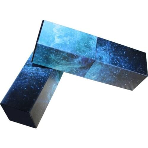 12.1mm Plastic Lip Balm Container High Class Square Magnetic Lipstick Tube Cosmetic Refillable Bottle 30Pieces