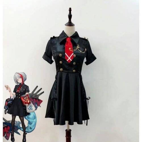 Full Set Azur Lane Admiral Graf Spee Costume Girls Game Cosplay Dress Uniform Cosplay Costume Halloween Costumes Party Dress