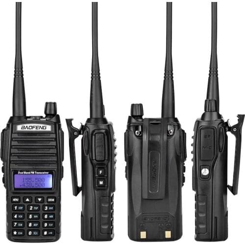 High quality BaoFeng uv-82 Portable Ham Radio Walkie Talkie Dual PTT Handle Radio sister Baofeng UV-5r + Earphone baofeng UV 82