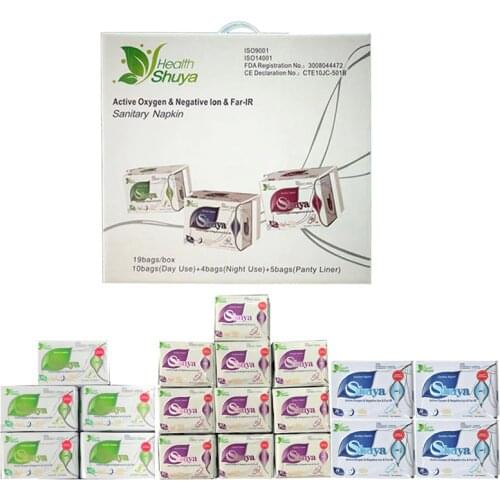 19packs menstrual cushion sanitary pads feminine napkin woman gasket panty liner anio womens menstruation hygiene