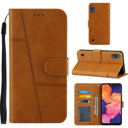 Retro Vintage PU Leather Card Slot Pocket Shockproof Phone Case for Samsung Galaxy A10 / M10 Cover Photo Frame