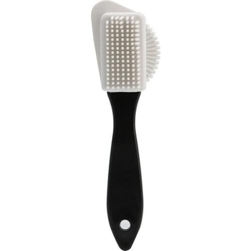 Chic 3-Sides Cleaning Brush For Suede Nubuck Shoes Boot Cleaner