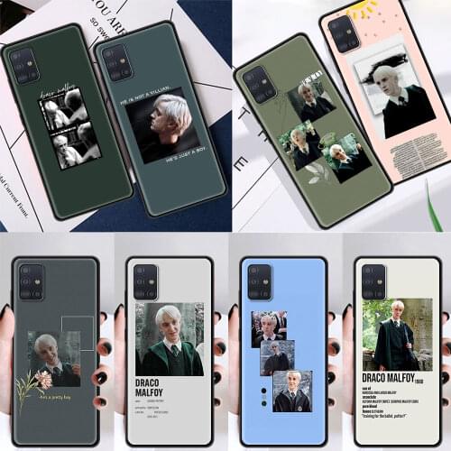 Cute Draco Malfoy Silicone Case For Samsung Galaxy A51 A71 A50 A21s A70 A10 A20e A30 A40 A31 A41 A11 A12 A02s Back Cover Coque
