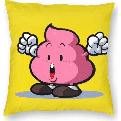 Cute Poop Arale Cushion Cover 45x45 Home Decorative 3D Printing Dr Slump Anime Cartoon Throw Pillow for Living Room Double Side