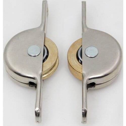 Old Type Sliding Door Plastic Steel Window Pulley Aluminum Alloy Window Wheel Muted Roller House Hardware Repair Part