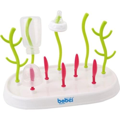 Baby Bottle Drying Rack Simple Tree Shape Cleaning Dryer Drainer Detachable Useful Infant Milk Cup Nipple Pacifier Holder
