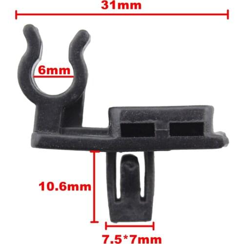 10pcs Clips Trim Mountings Hook Bracket Retainer Fastener Screws for Isuzu TF TFR Trooper Holden Rodeo Chevrolet LUV Vauxhall