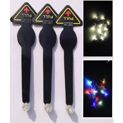 100pcs/Lot White LED BALLOON Lamps 3*AG3 24 Hours Glowing Time For Paper Lantern Lights Wedding, Birthday Party Decoration New