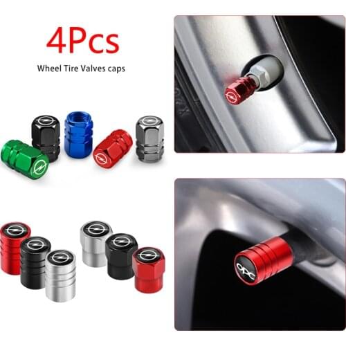 4Pcs 3D Metal Tire Valve Caps OPC Emblem Car Tyre Air Stems Cover For Opel Astra Corsa Insignia Zafira Vectra OPC Mokka