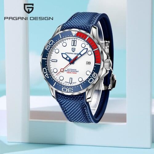 2020 New PAGANI DESIGN 007 Fashion Men Watch Mechanical for men Automatic Watch men 100M Waterproof Clock Mans NH35 Reloj Hombre