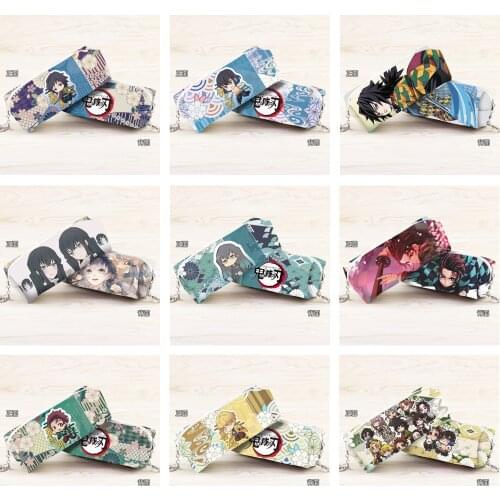 Demon Slayer: Kimetsu no Yaiba/Kamado Tanjirou Pen Pouch Cartoon Cosmetic Bag Penny Bag Stationery Case Pencil Case