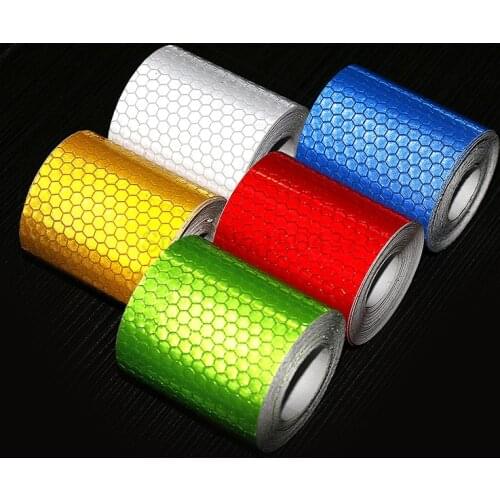 Hot Sale 5cmx1m Car Reflective Strips Tape Sticker Car Styling Self Adhesive Warning Tape Car Motorcycle Reflective Strip