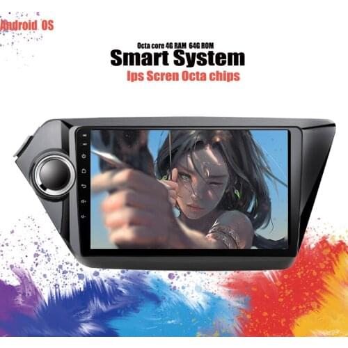 IPS android 10.0 dvd player gps navigation for Kia k2 RIO 2010 2011 2012 2013 2014 15 car radio stereo dvd gps Navigation system