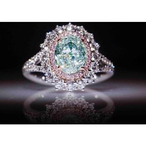 Popular Woman Ring Jewelry Exquisite Temperament Fashion Crystal Ring For Women Engagement Wedding Luxury Fine Jewelry
