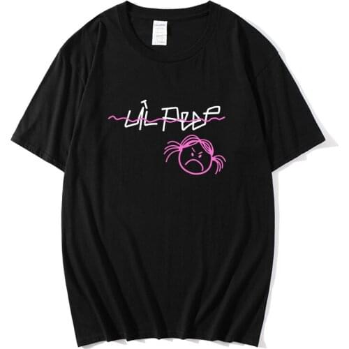 JXGXSX Fashion hip-hop T-shirt Lil Peep T-shirt Love Lil.Peep mens cotton T-shirt men/women short sleeve summer new men T-shirt