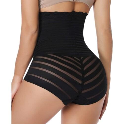 Women Butt Lifter Shapewear Hi-Waist Double Tummy Control Panties Waist Trainer Body Shaper Slimming Corset Underwear