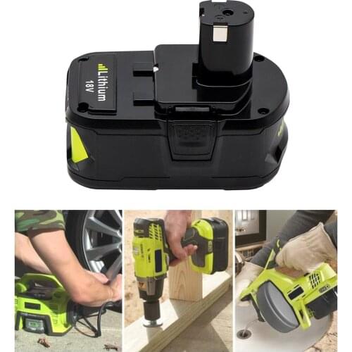 Li-ion Battery for Ryobi BPL-1815 BPL1820 P103 P104 P106 Large Capacity